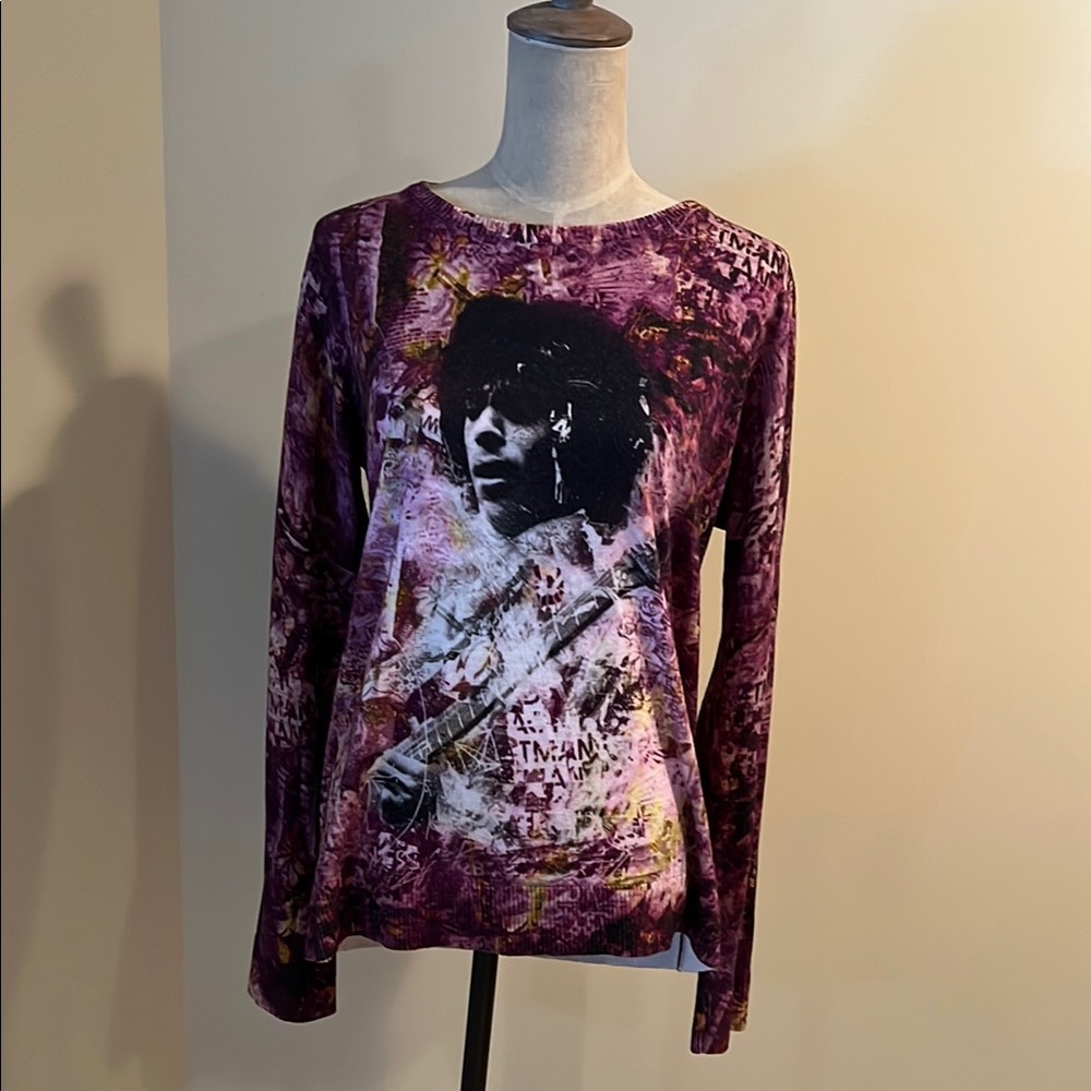 Printed Artworks Prince Cashmere/Silk Blend Sweater NWOT